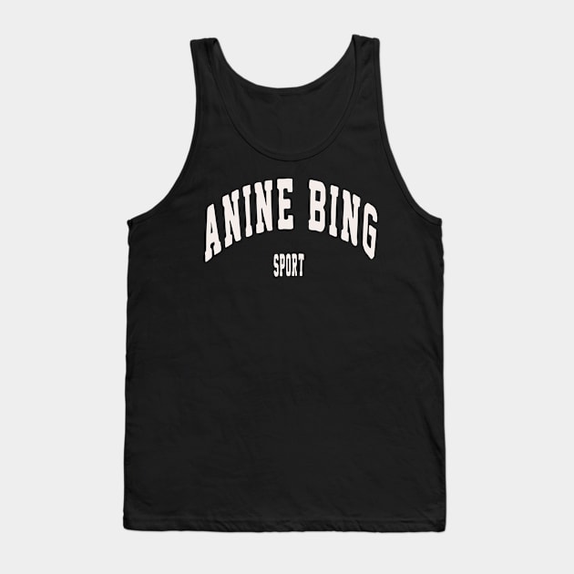 anine-bing-high-resolution not including outer transparent Tank Top by Lucas Jacobss